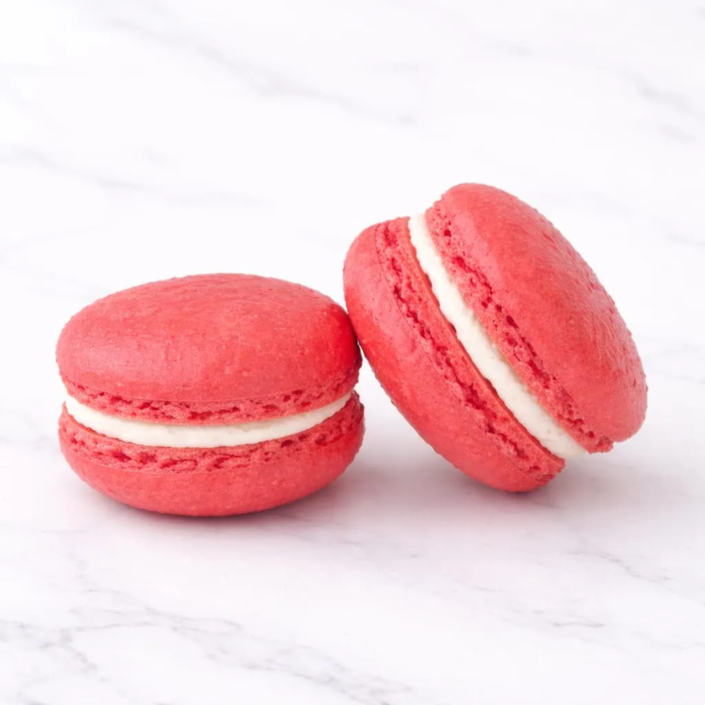 Red Velvet Macaron with cream cheese filling