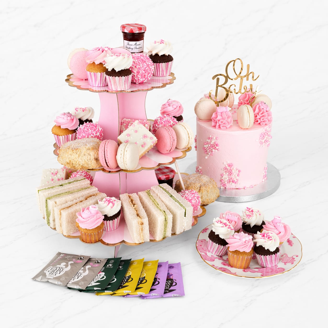 Luxury High Teea Baby Celebration Package for a Girl