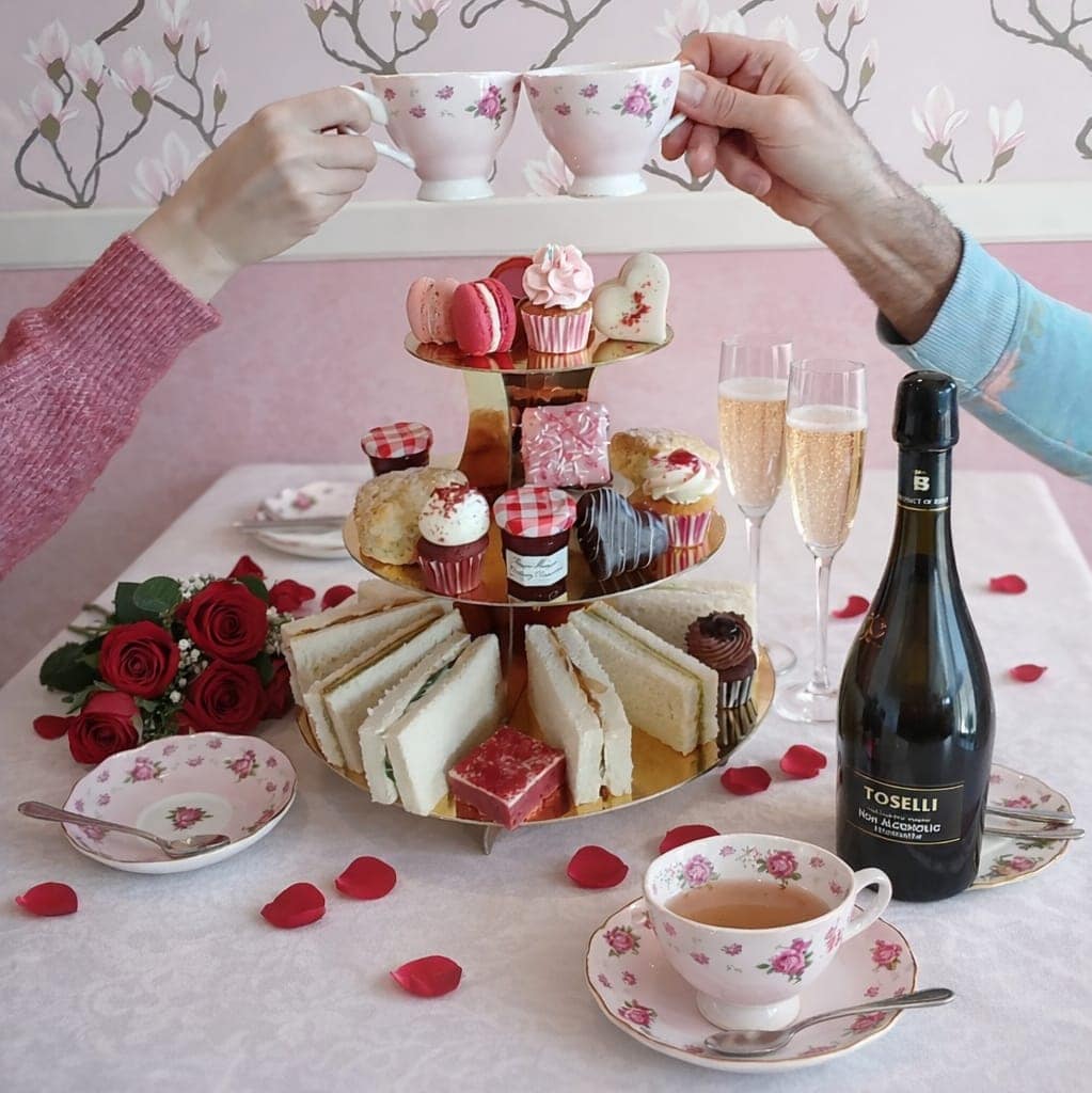 Romantic Valentine High Tea Moment