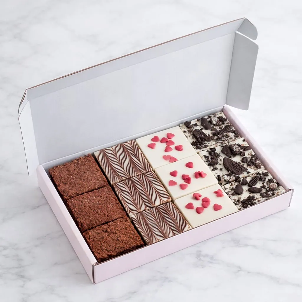 Choose the Flavors 12 Brownies Box with customizable brownie bites