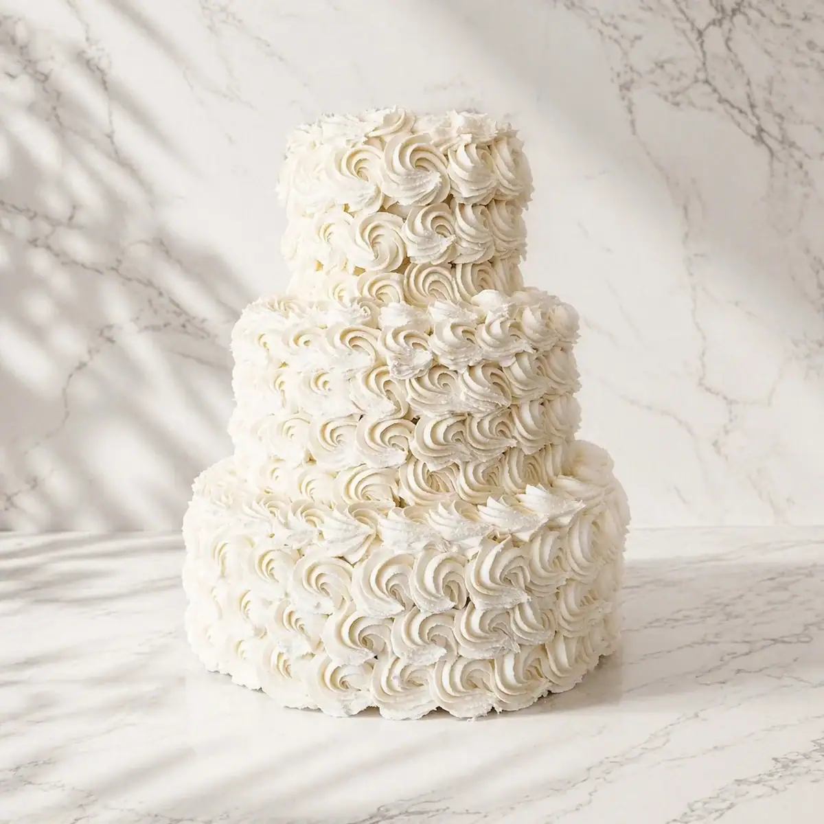 Rose Dream Wedding Cake