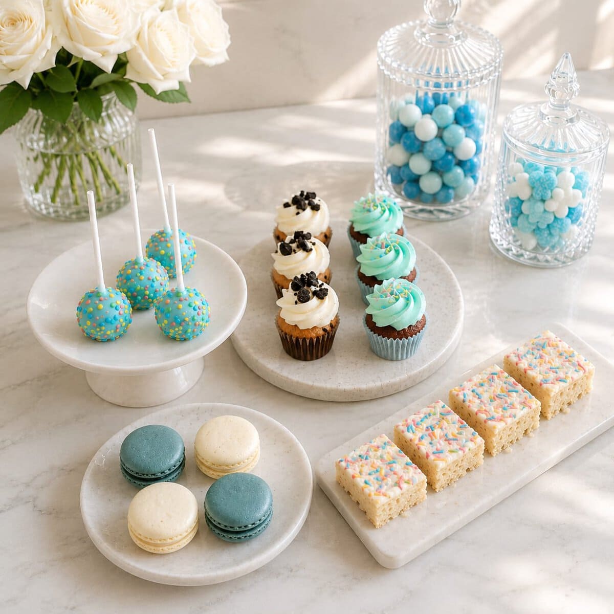 Signature Sweet Table in blue tints