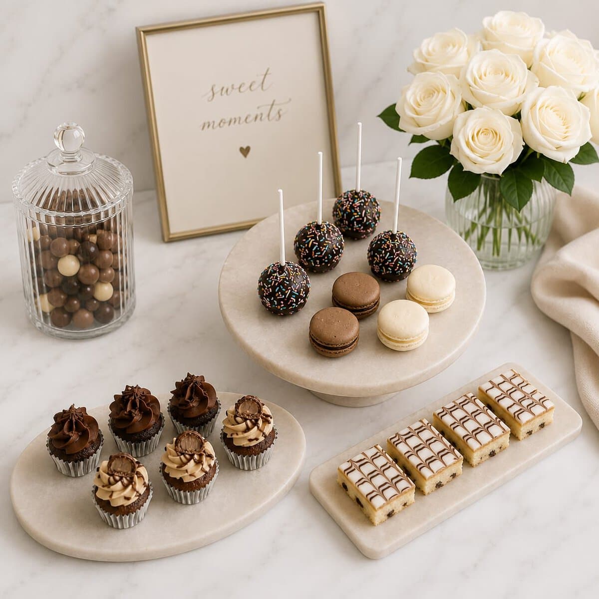 Signature Sweet Table with chocolate treats